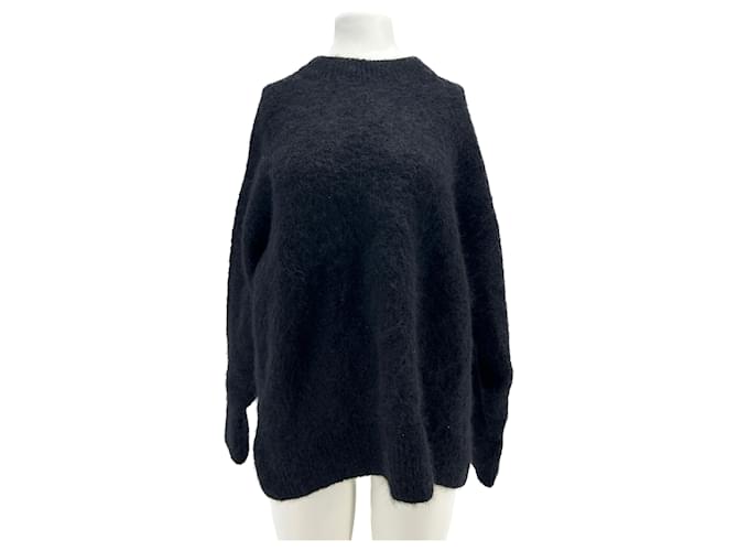 Autre Marque Non Signé / Unsigned knitwear T.FR 38 Wool Black  ref.1428559