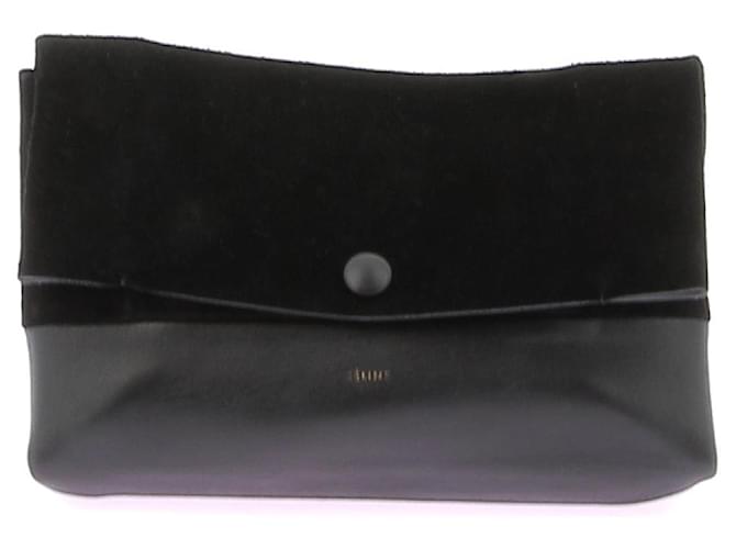 Céline CELINE  Clutch bags T.  Leather Black  ref.1428571