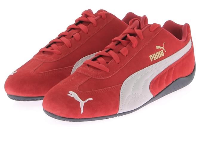 PUMA Trainers T.EU 43 Leather Red ref.1428597 Joli Closet