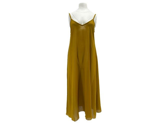 Maliparmi Kleider T.IT 42 Polyester Gelb