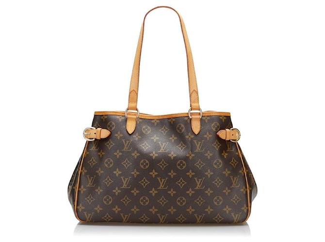 Louis Vuitton Monogram Batignolles Horizontal Canvas Tote Bag M51154 in Excellent condition Brown Cloth  ref.780099