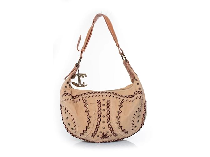 Just Cavalli, Brown hobo bag Leather  ref.1322953