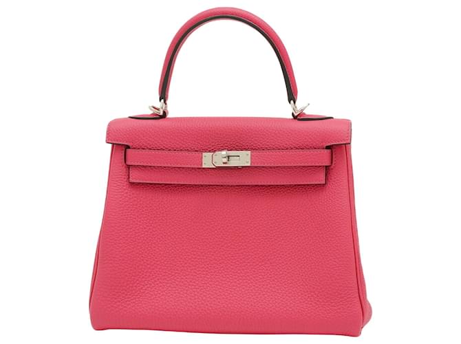 Hermès Kelly 25 Pink Leather  ref.1428755