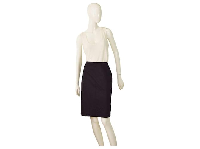 Calvin Klein Skirts Black Cotton  ref.1428806
