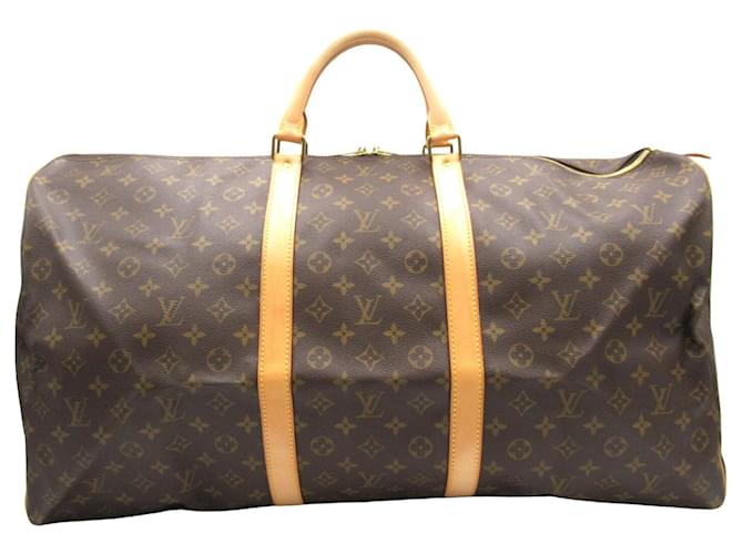 Louis Vuitton Keepall 60 Toile Marron  ref.1428808