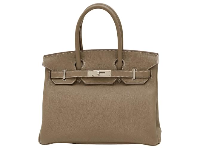 Hermès Birkin 30 Castaño Cuero  ref.1428816