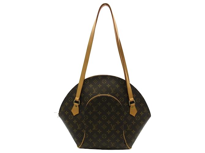 Ellipse Louis Vuitton Marrom Lona  ref.1428845