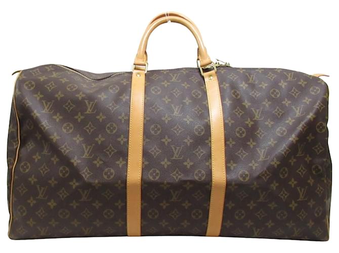 Louis Vuitton Keepall 60 Brown Cloth  ref.1428860