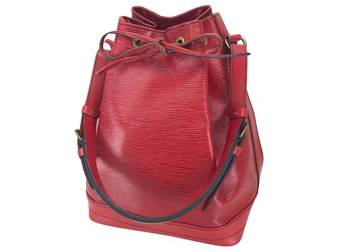 Noe Louis Vuitton Noé Vermelho Couro  ref.1428878