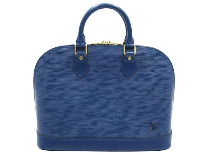 Louis Vuitton Alma Blue Leather  ref.1428944