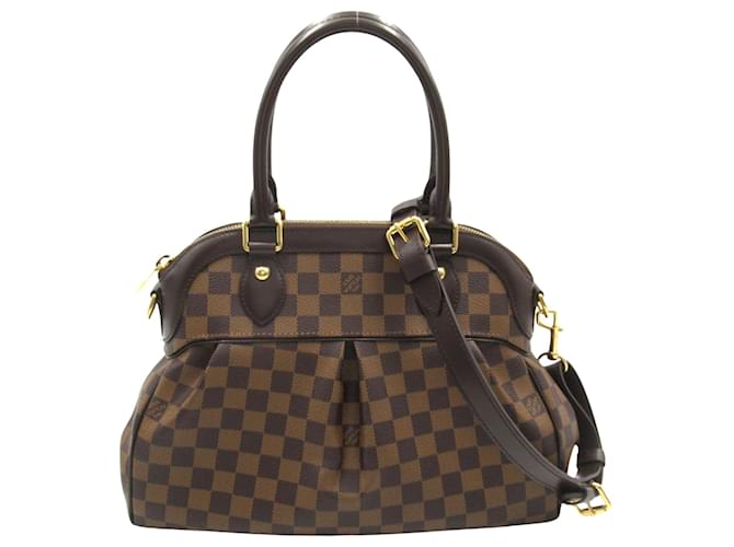 Louis Vuitton Trevi Marrom Lona  ref.1428978