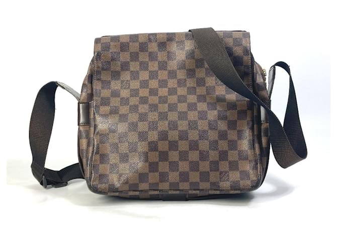 Louis Vuitton Naviglio Brown Cloth  ref.1429224