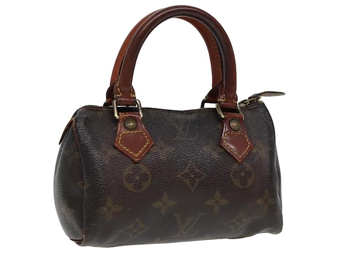 LOUIS VUITTON Sac à main Mini Speedy Monogram M41534 LV Auth 78004 Toile Monogramme  ref.1429460