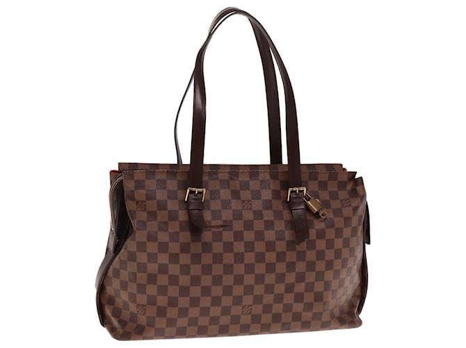 LOUIS VUITTON Sac Tote Chelsea Damier Ebene N51119 LV Auth 78623  ref.1429496