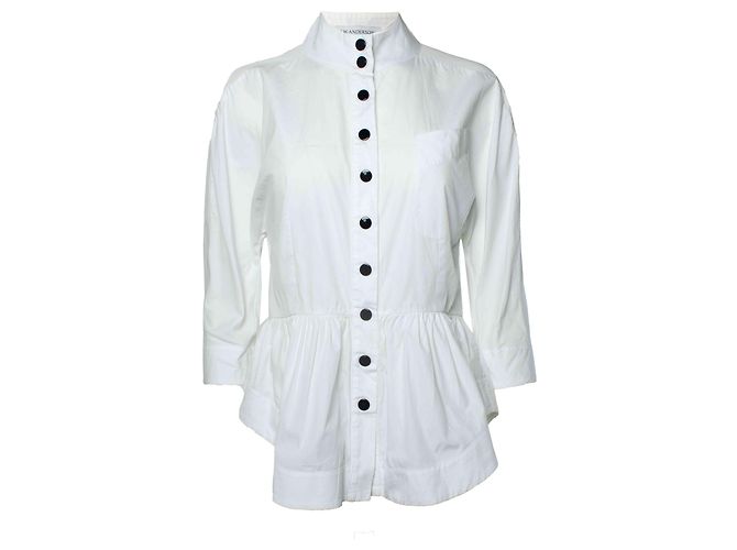 JW Anderson J.W. Anderson, camicia in popeline bianco