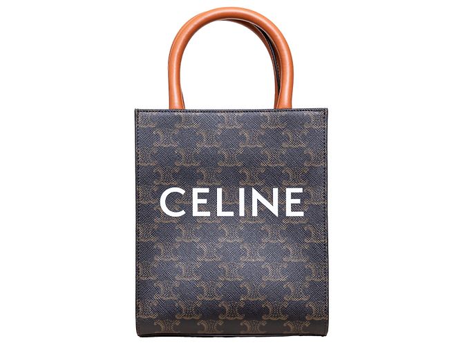 Triomphe Céline Borsa Tote Mini Verticale Celine Multicolore 
