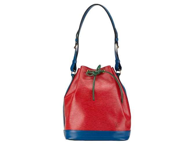 Sac à bandoulière Louis Vuitton Epi Noe Tricolore M44084 en cuir en bon état Rouge  ref.1429770