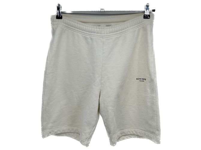 Bermudas Acne Studios T.International S Algodão Branco