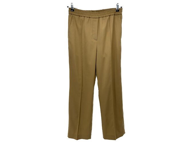 Autre Marque Pantalones Arket T.FR 38 Lana Beige
