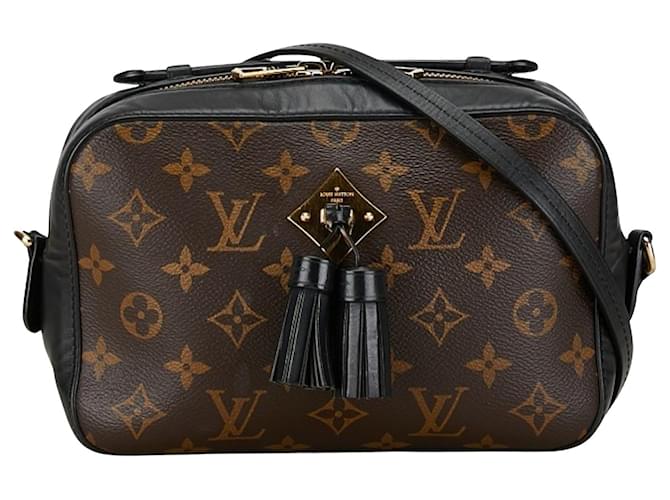 Louis Vuitton Saintonge Castaño Lienzo  ref.1429914