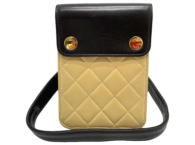 Timeless Chanel Matelassé Black Leather  ref.1429957