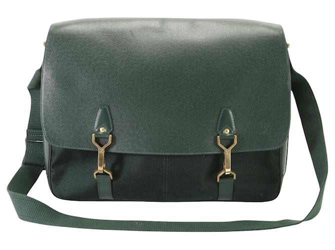 Twist Louis Vuitton Dersou Green Leather  ref.1429983