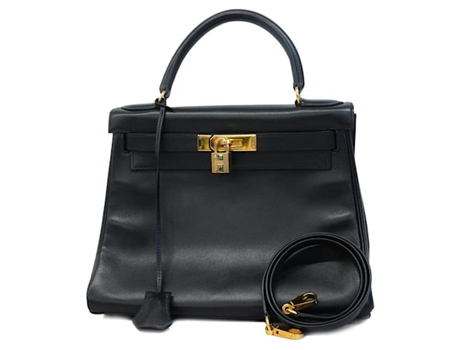 Hermès Kelly 28 Cuir Noir  ref.1430016