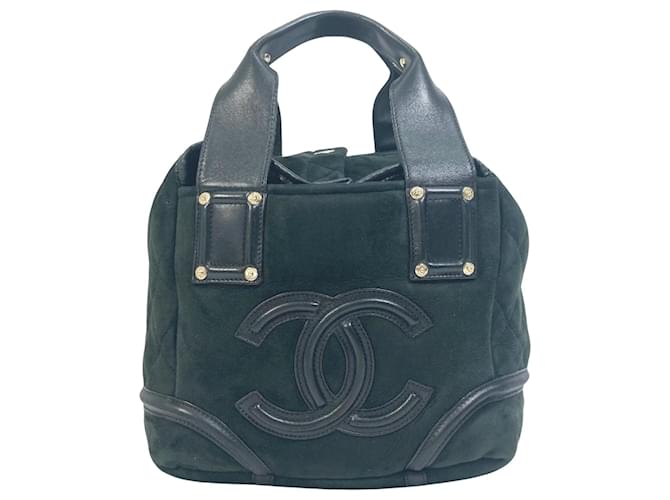 Chanel Coco Cocoon Suede Vert  ref.1430049