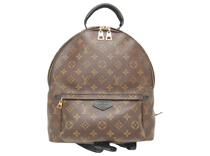 Louis Vuitton Palm Springs MM Marrom Lona  ref.1430143