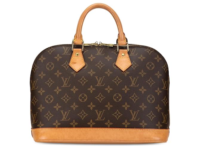 Louis Vuitton Alma PM Monogramma Marrone Tela  ref.1430274