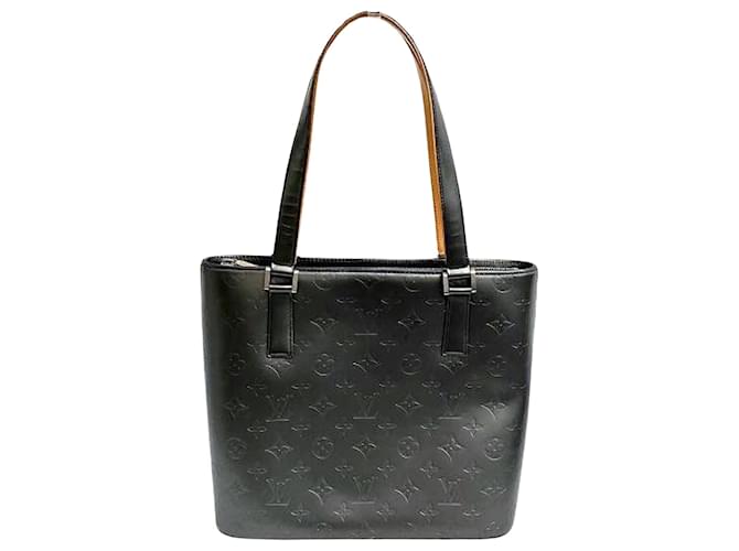 Louis Vuitton Stockton Preto Couro  ref.1430333