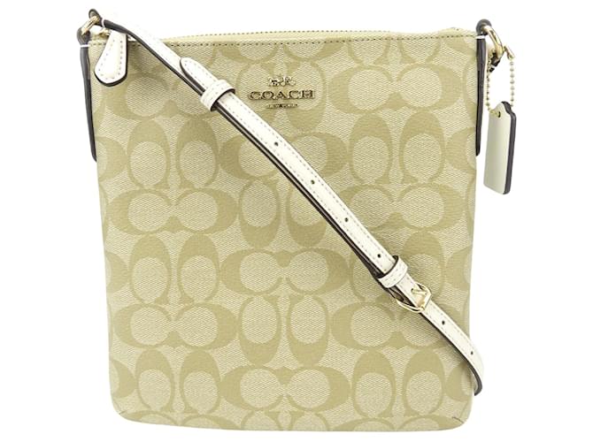 Coach Signature Beige Cloth  ref.1430442