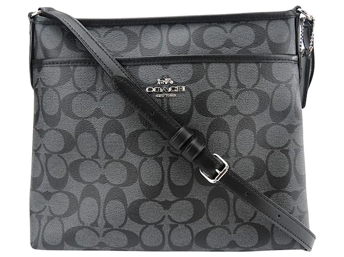 Coach Signature Brown Cloth  ref.1430458