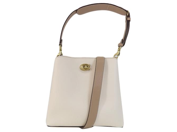 Coach White Leather  ref.1430570