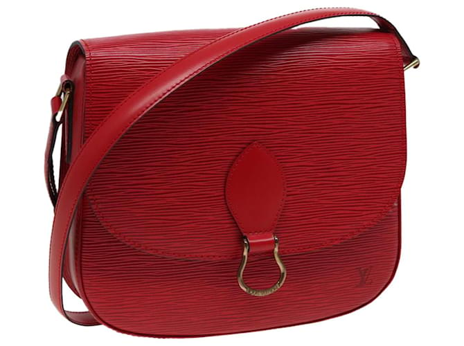 LOUIS VUITTON Epi Saint Cloud GM Shoulder Bag Red M52197 LV Auth 78032  Leather ref.1430691 - Joli Closet