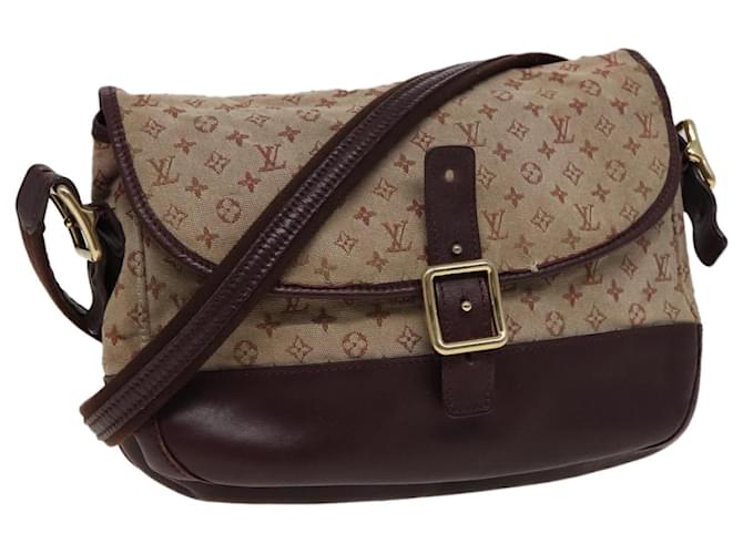 LOUIS VUITTON Monogram Mini Belanger Shoulder Bag Red M92171 LV Auth 77880  ref.1430706