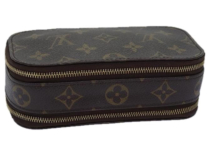 LOUIS VUITTON Monogram Trousse Brush PM Cosmetic Pouch M47510 LV Auth 78663 Cloth  ref.1430746