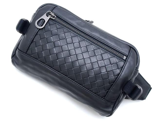 Bottega Veneta Intrecciato Nero Pelle  ref.1430972