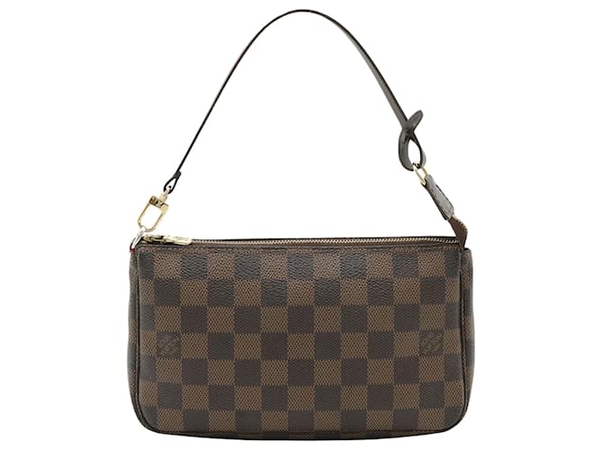 Louis Vuitton Pochette Accessoire Brown Cloth  ref.1430997