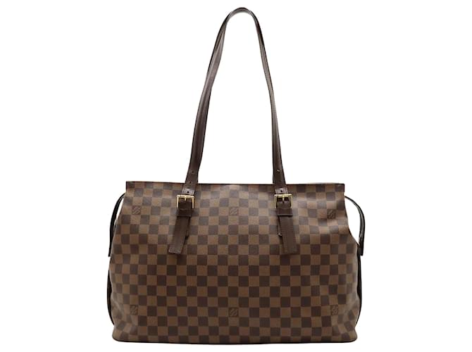 Louis Vuitton Chelsea Braun Leinwand  ref.1431034