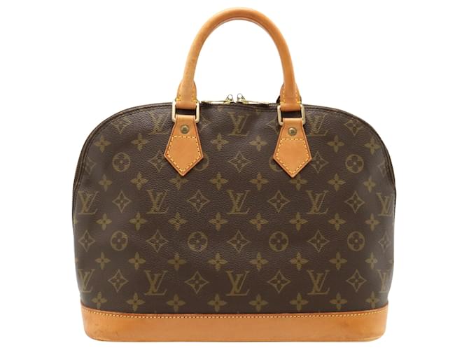 Louis Vuitton Alma Brown Cloth  ref.1431050