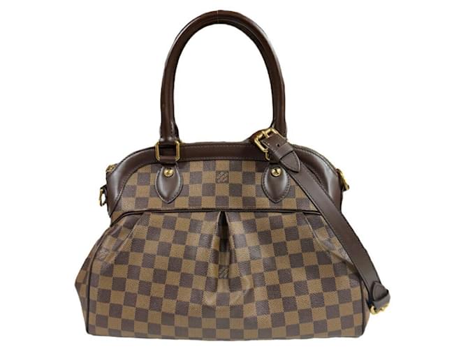 Louis Vuitton Trevi Marrom Lona  ref.1431072