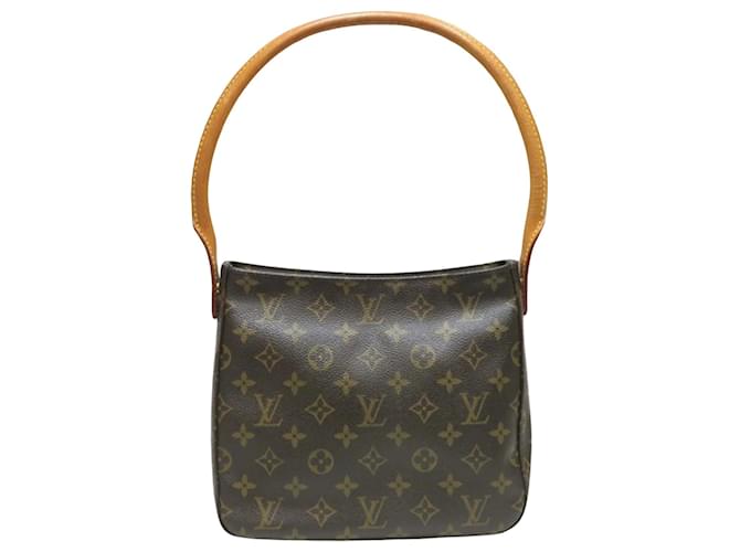 Louis Vuitton Looping MM Brown Cloth  ref.1431087