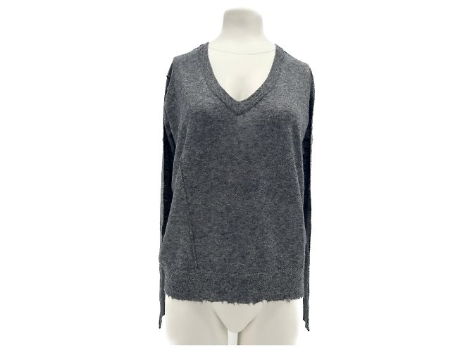 Zadig & Voltaire Strickwaren T.International S Kaschmir Grau