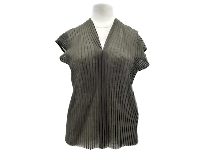 Autre Marque Someday tops T.FR 36 Polyester Khaki  ref.1431412