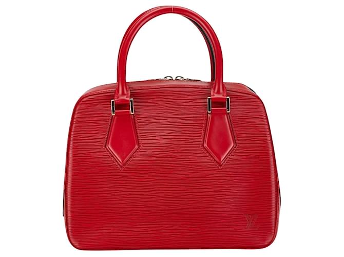 Louis Vuitton Sablon Red Leather  ref.1431599