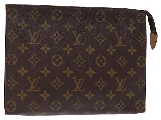 LOUIS VUITTON Monogram Poche Toilette 26 Pouch M47542 LV Auth am6405 Monograma Lona  ref.1431749