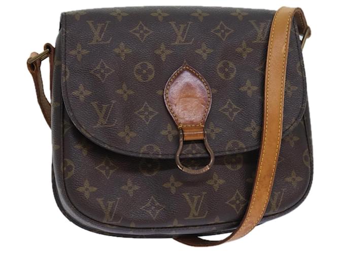 LOUIS VUITTON Monogram Saint Cloud GM Borsa a Spalla M51242 LV Auth 78023 Monogramma Tela  ref.1431783