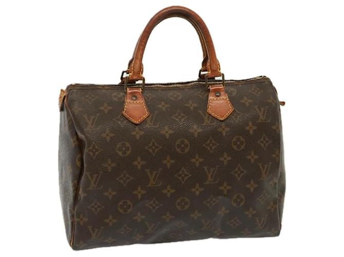 LOUIS VUITTON Borsa a Mano Monogram Speedy 30 M41526 LV Auth 77535 Monogramma Tela  ref.1431791