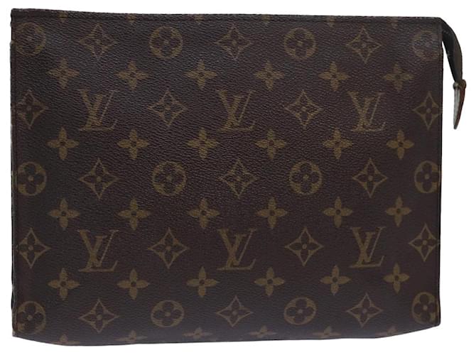 LOUIS VUITTON Monogram Poche Toilette 26 Pouch M47542 LV Auth 78126 Cloth  ref.1431838